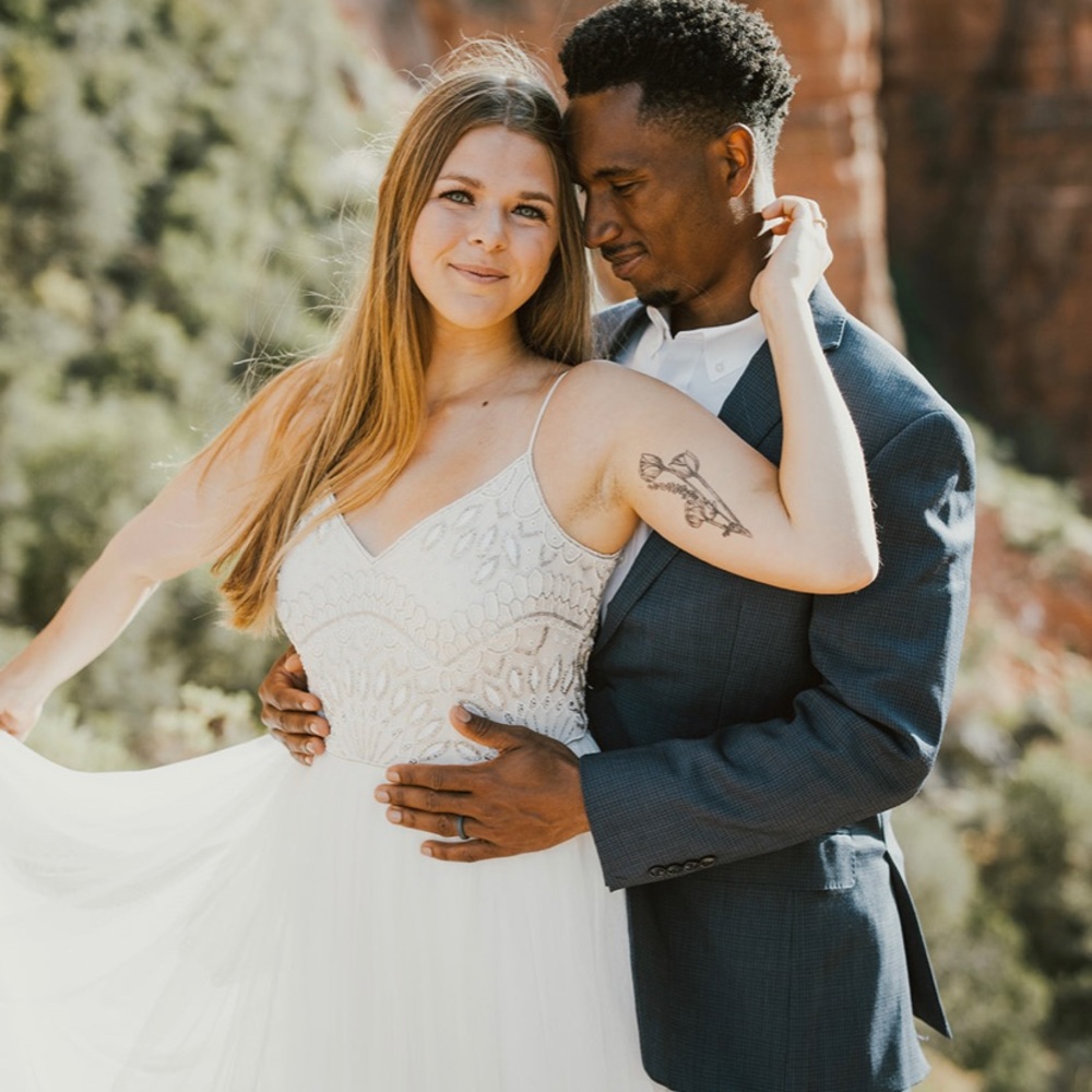 BHLDN Adrianna Papell Violetta Wedding Dress